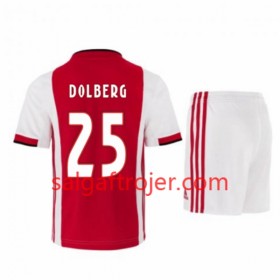 AFC Ajax Fodboldtrøjer Kasper Dolberg 25 Børn Hjemmebanesæt 2019/20 Kort ærmer